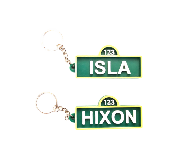 Custom 3D Printed Themed Keychains | Precision-Crafted by Mic-Bot 3D Shop | Free Shipping