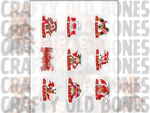 9 up stickers, Elbows Up Canada Standing up too Donald Trump