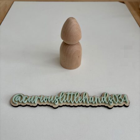 Wooden 3" Gnome