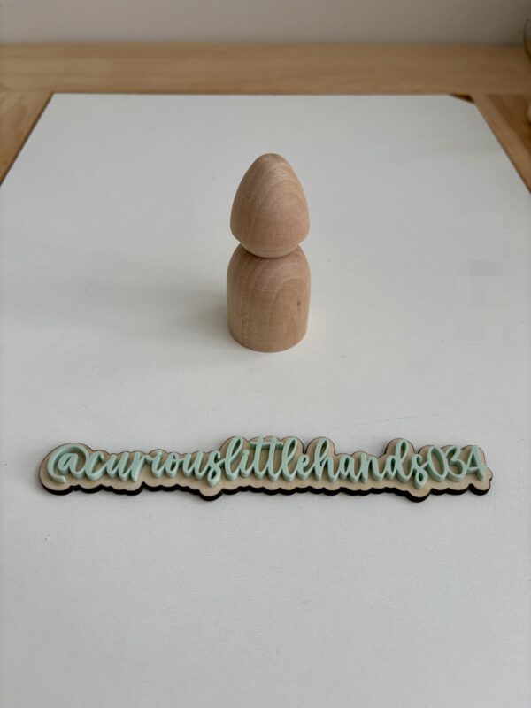 Wooden 3" Gnome