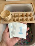 Ten Frame Set - Wooden Eggs