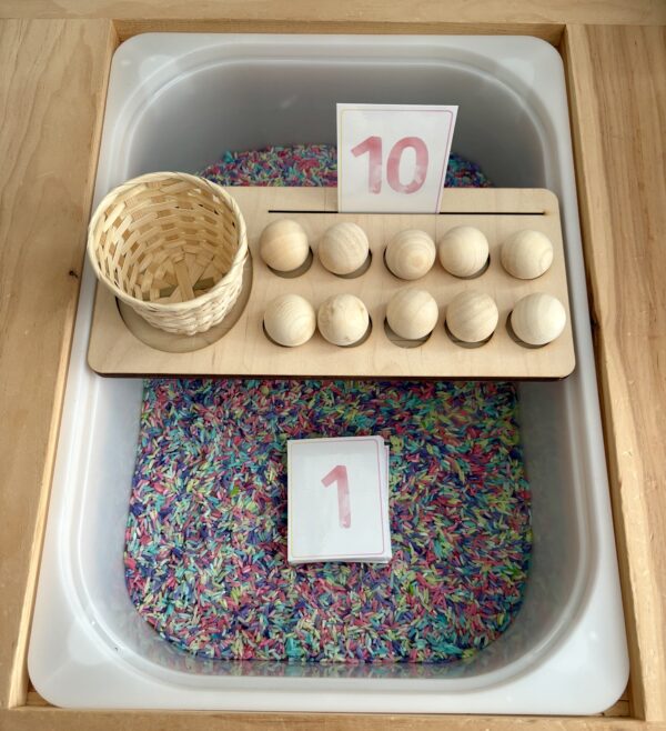 Ten Frame Set - Wooden Balls