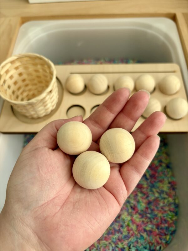 Ten Frame Set - Wooden Balls