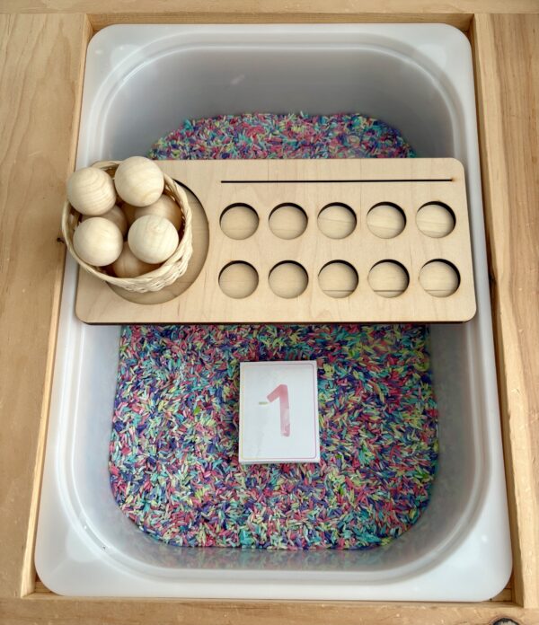 Ten Frame Set - Wooden Balls