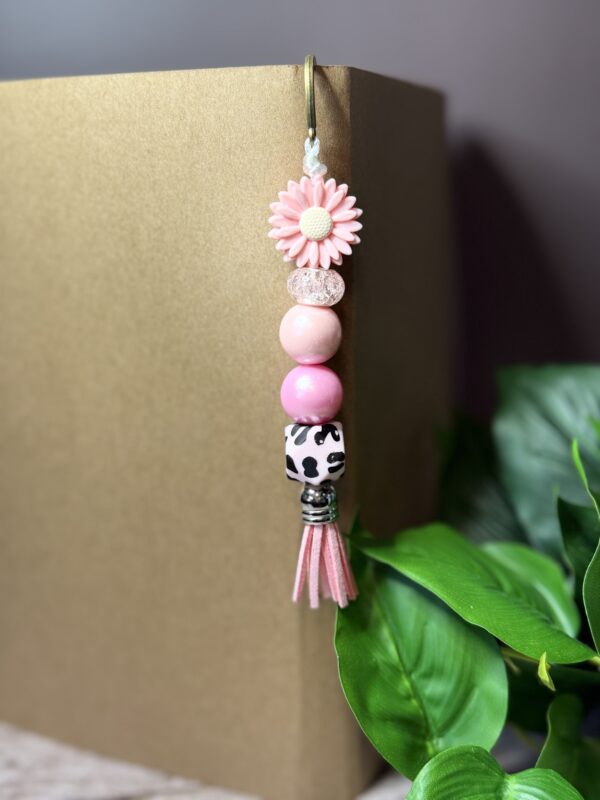 Silicone Bead Bookmarks w/tassel