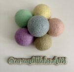Pastel Felt Balls Set