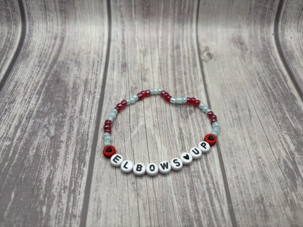 Elbows Up Beaded Bracelet