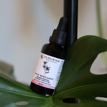 Wild Bergamot Organic Herbal Tincture made by Flourish Apothecary of Victoria, BC