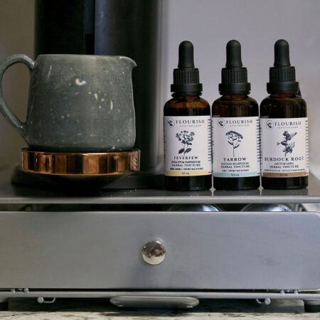Organic Herbal Tinctures made by Flourish Apothecary of Victoria, BC
