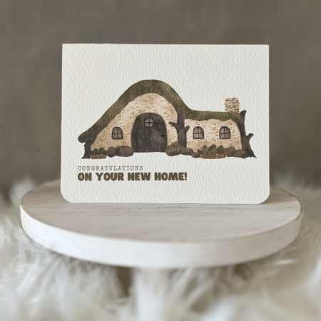 Paper Kuts - Watercolour Hobbit Style New Home Card