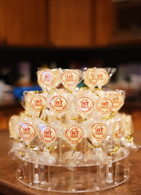 Lollipops with Business Logo - single side