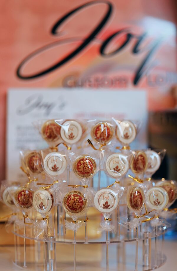 Lollipops with Business Logo - single side