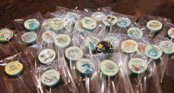 Lollipops with Business Logo - single side
