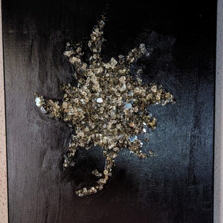 Starburst, 16"x20" Crystal artwork