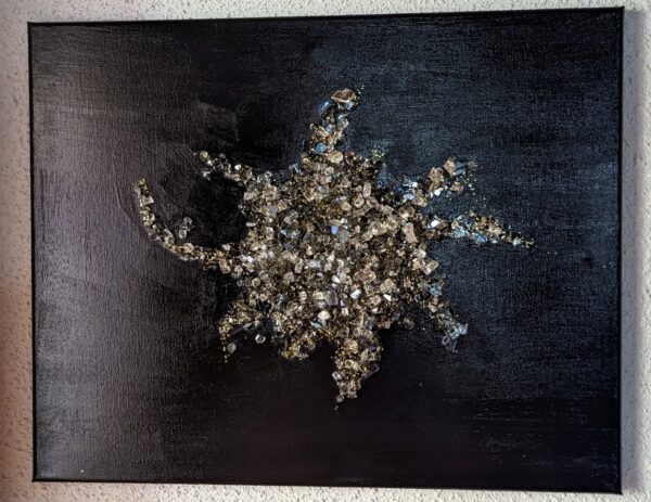 Starburst, 16"x20" Crystal artwork