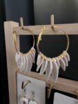 White petal hoops