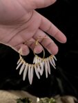 White petal hoops