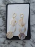 Mother of Pearl Shell Dangle Earrings