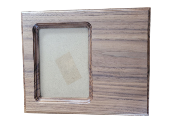 Walnut 5x7 Engravable Picture Frame