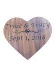 Custom Handmade Walnut Heart Tray wih Lid