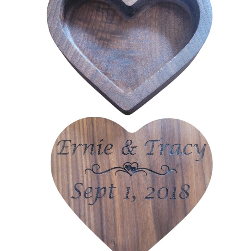 Heart tray with lid B