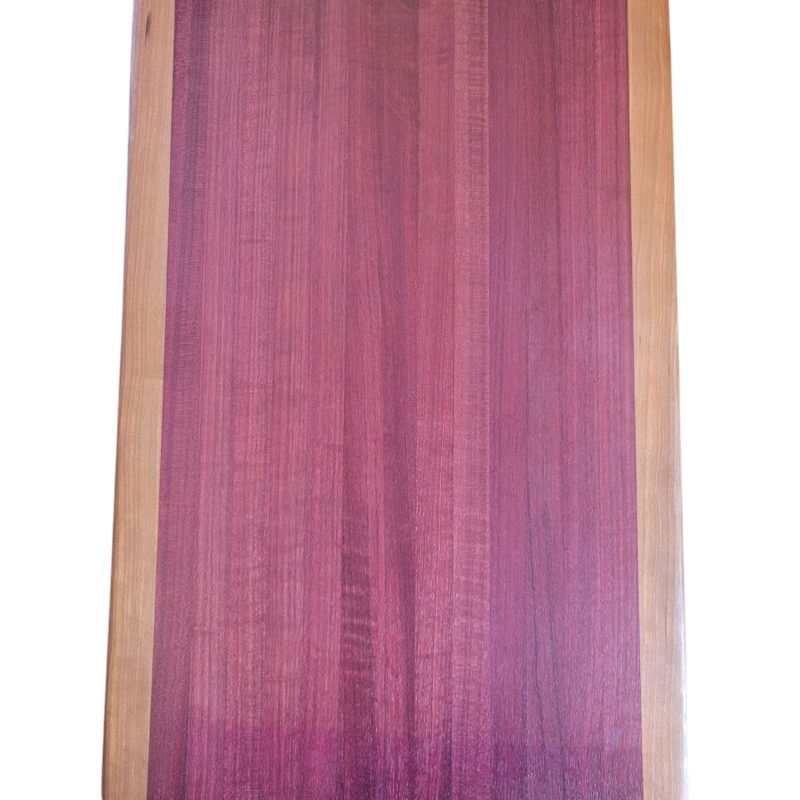 Custom Handmade Purple Heart, and cherry 18x12 cutting board