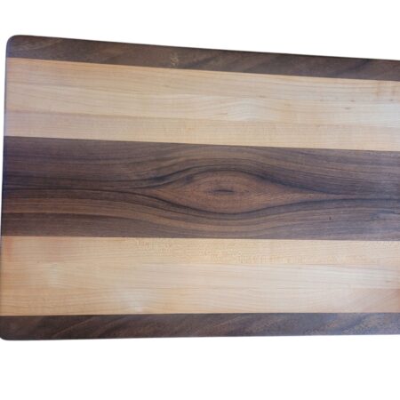 Custom handmade walnut and maple 18x12 cutting board