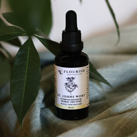 St Johns Wort Organic Herbal Tincture made by Flourish Apothecary of Victoria, BC