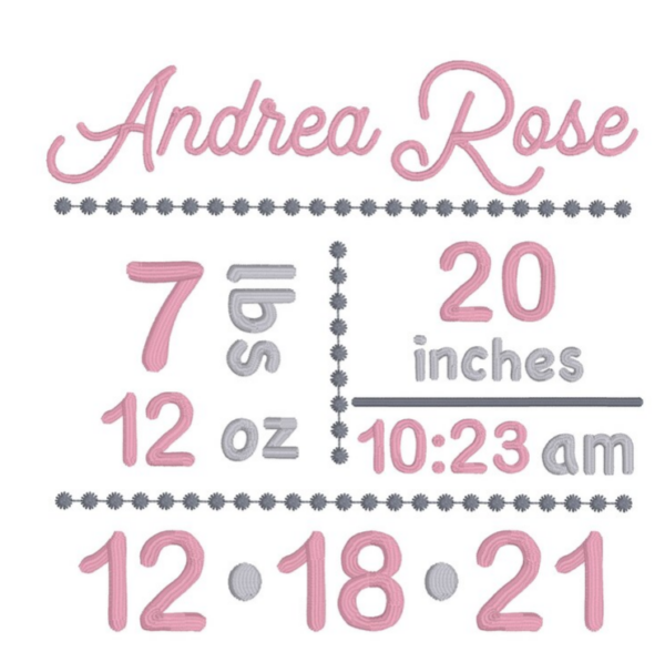 Unique Birth Keepsake for New Baby Ideal Gift for Expecting Parents