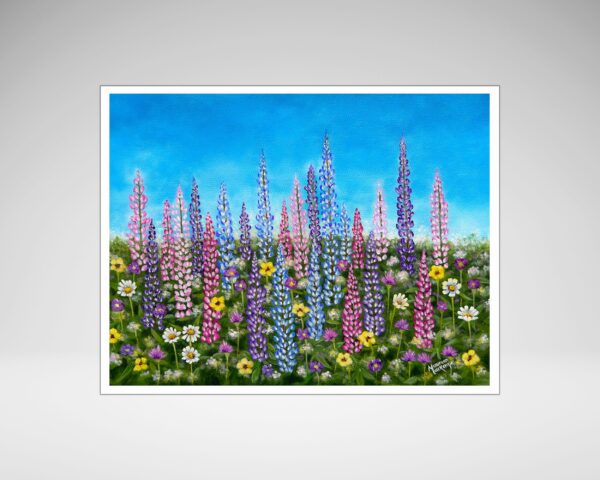 Field of Lupines Print