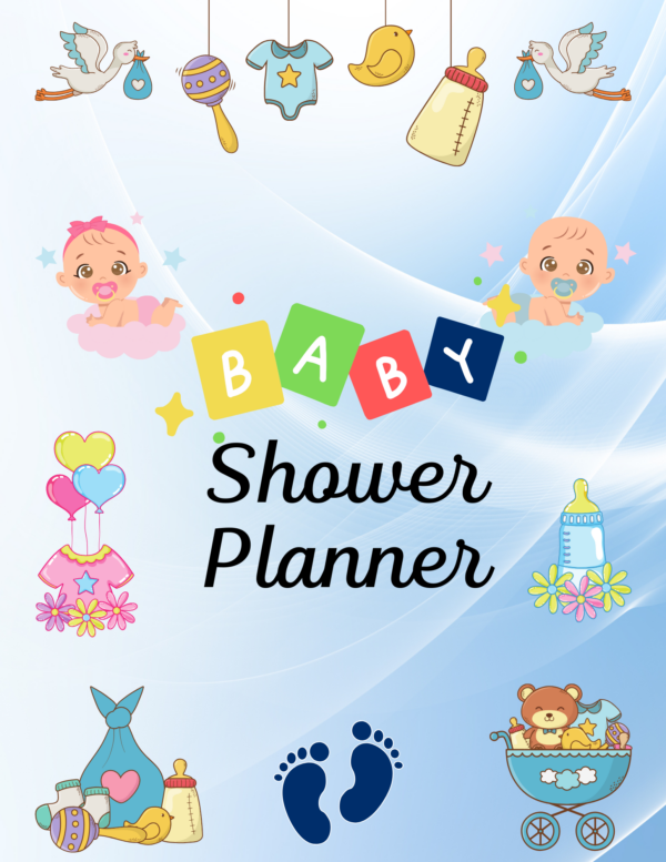 Baby Shower Planner- Digital download