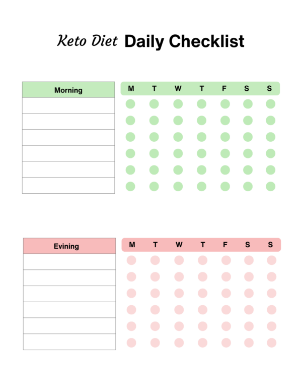 Keto Diet Planner- Digital Download