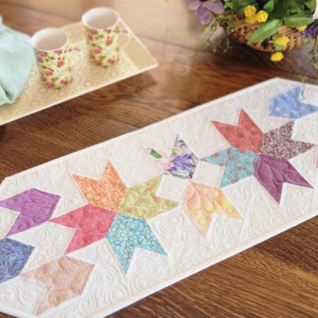 Spring Tulip Table Runner Quilt