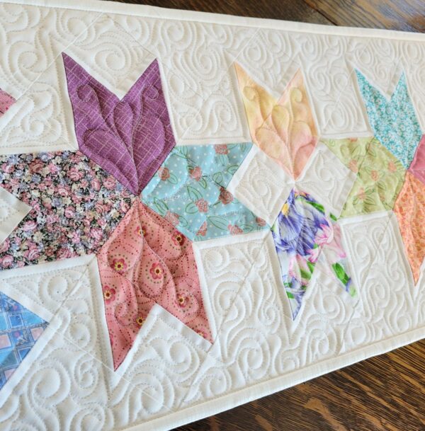 Spring Tulip Table Runner Quilt