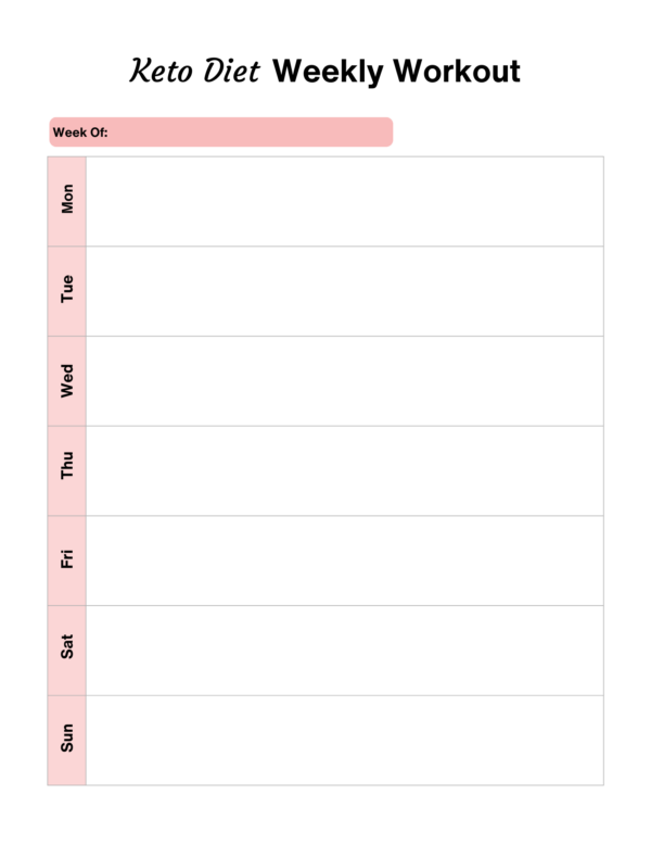 Keto Diet Planner- Digital Download