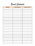 Baby Shower Planner- Digital download