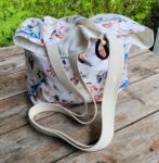 Reusable Cotton Shopping Bag for Purse, woodland
