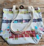 Reusable Cotton Shopping Bag for Purse, funny farm