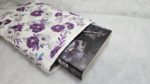 Purple Flowers Book Sleeve for book lovers