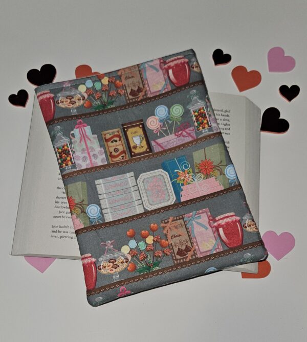 'Sweet Shop' Themed Book Sleeve for book lovers