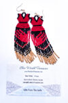 MMIWG2S+ Red Dress Earring Seed Bead Pattern - No More Stolen Sisters - PDF Pattern Only - NOT a Physical Pair of Earrings - Brick Stitch - Digital Download