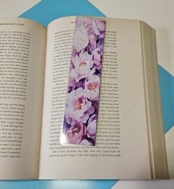 Set of 6 Romantic Florals Bookmarks for book lovers