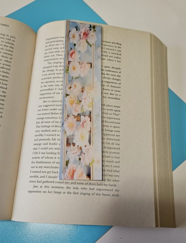 Set of 6 Relaxing Floral Garden Bookmarks