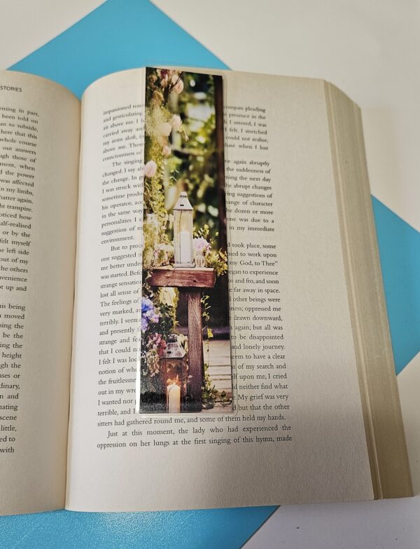 Set of 6 Relaxing Floral Garden Bookmarks