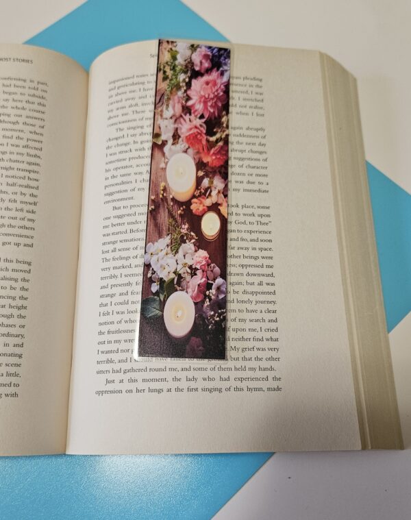 Set of 6 Relaxing Floral Garden Bookmarks