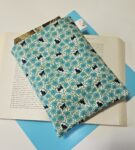 Blue, Floral Cats and Moon Book Sleeve for book lovers