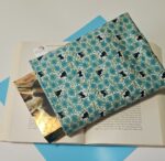 Blue, Floral Cats and Moon Book Sleeve for book lovers