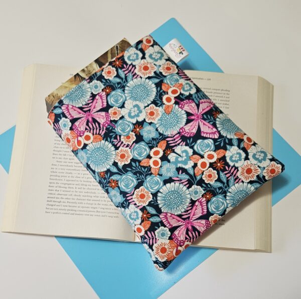 Floral Butterfly Book Sleeve for book lovers