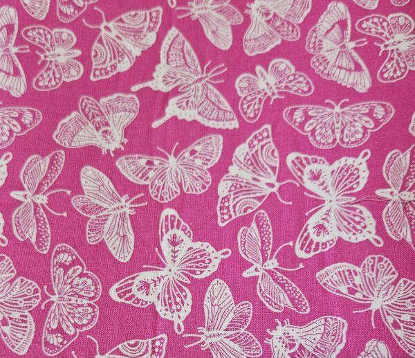 Pink Butterfly Book Sleeve for book lovers