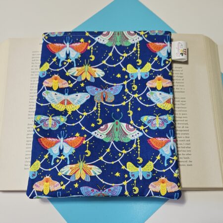 Blue Night Moth Book Sleeve for Book lovers